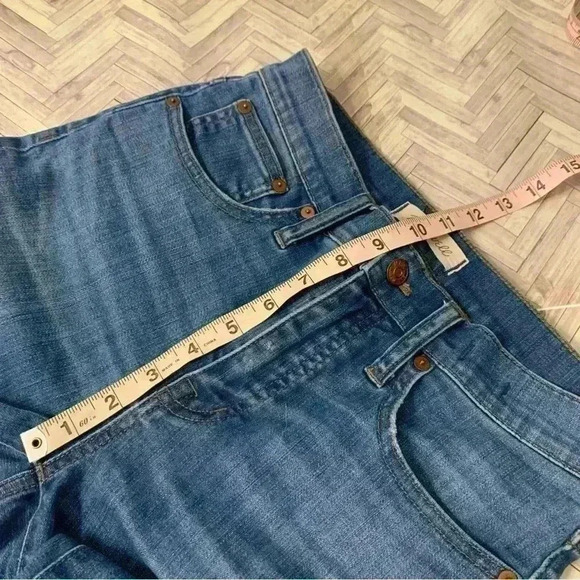 Madewell Cali Demi-Boot Jeans in Preston Wash Raw-Hem Edition Size 26 - Picture 12 of 13